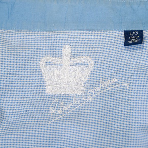 Robert Graham Blue Floral Paisley Embroidered Shirt - Picture 3 of 6